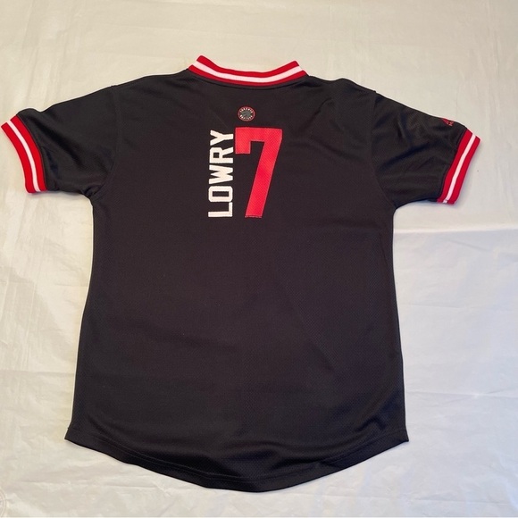 🏀  Raptors: Lowry 7 V-Neck Jersey Tee! Unisex Youth Size Medium 🦖 - Picture 7 of 9